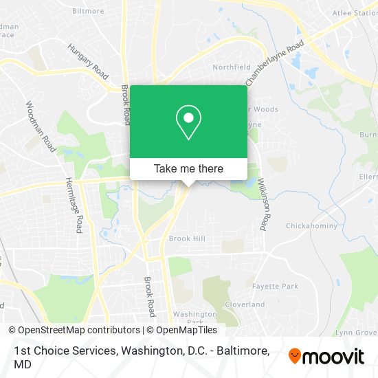 1st Choice Services map