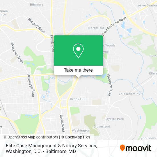 Elite Case Management & Notary Services map