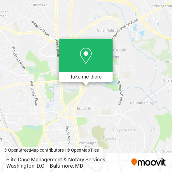 Mapa de Elite Case Management & Notary Services