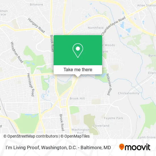 I'm Living Proof map