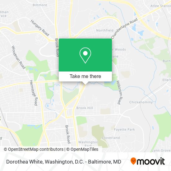 Dorothea White map
