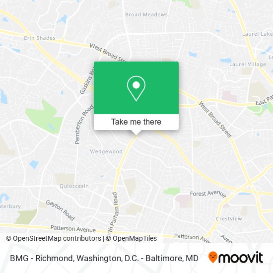 BMG - Richmond map