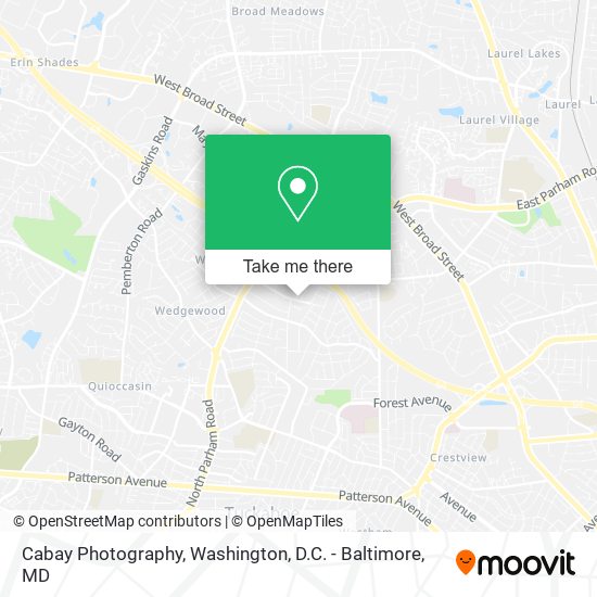 Cabay Photography map