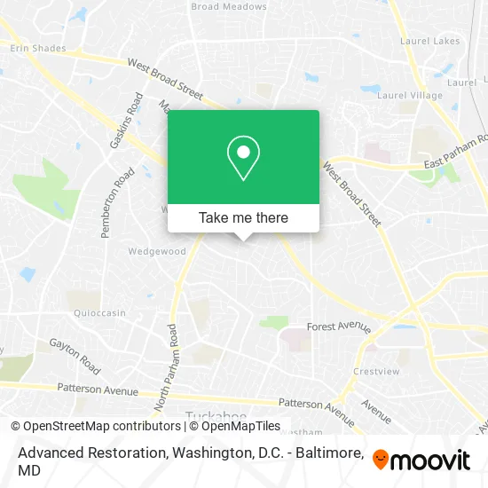 Advanced Restoration map