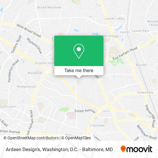 Ardeen Design's map