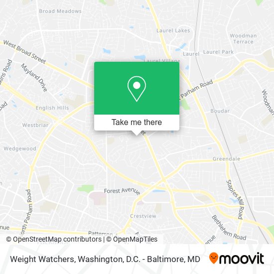 Mapa de Weight Watchers