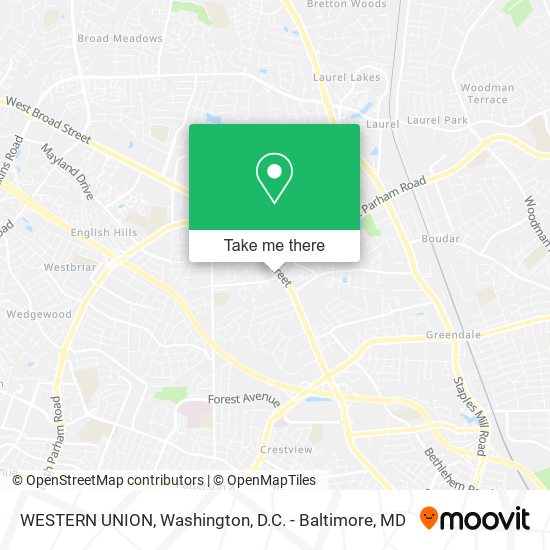 Mapa de WESTERN UNION