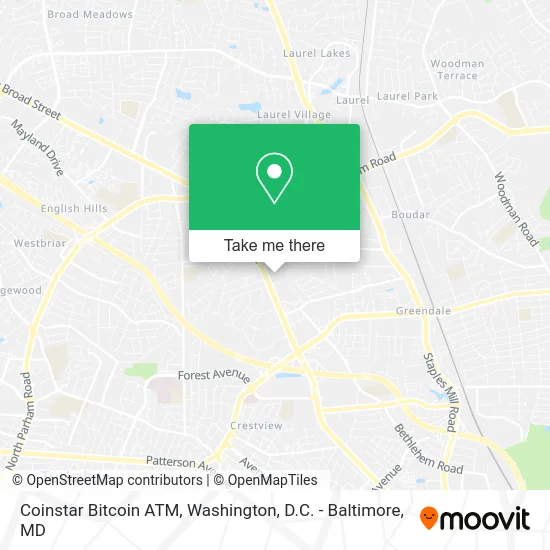 Coinstar Bitcoin ATM map