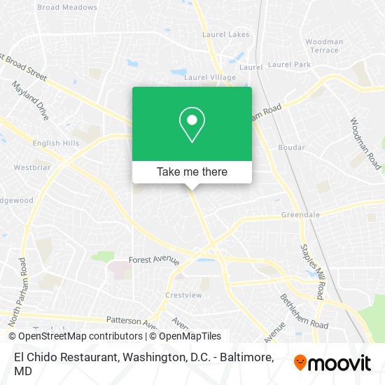 El Chido Restaurant map