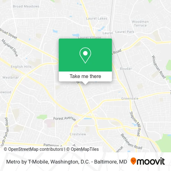 Metro by T-Mobile map
