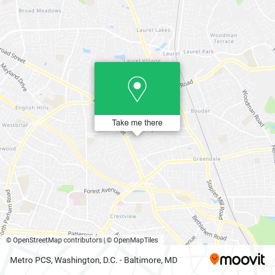 Metro PCS map