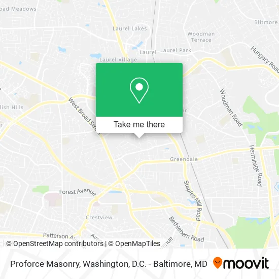 Proforce Masonry map