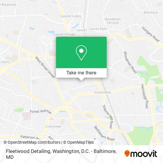 Mapa de Fleetwood Detailing