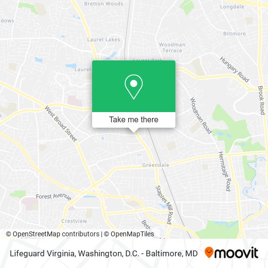 Lifeguard Virginia map