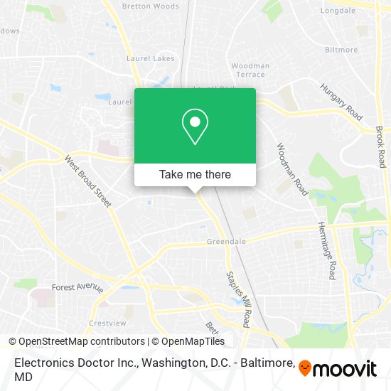 Mapa de Electronics Doctor Inc.