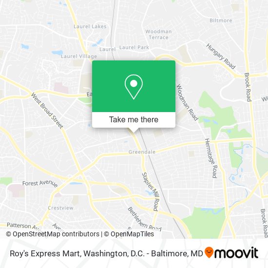 Roy's Express Mart map