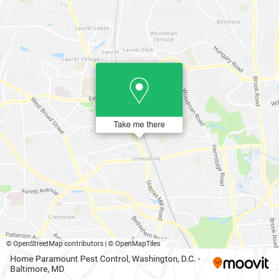 Home Paramount Pest Control map