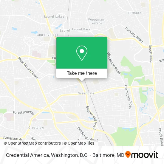 Credential America map
