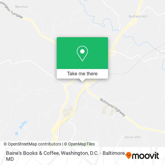 Mapa de Baine's Books & Coffee