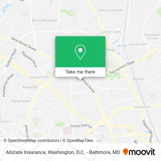 Allstate Insurance map