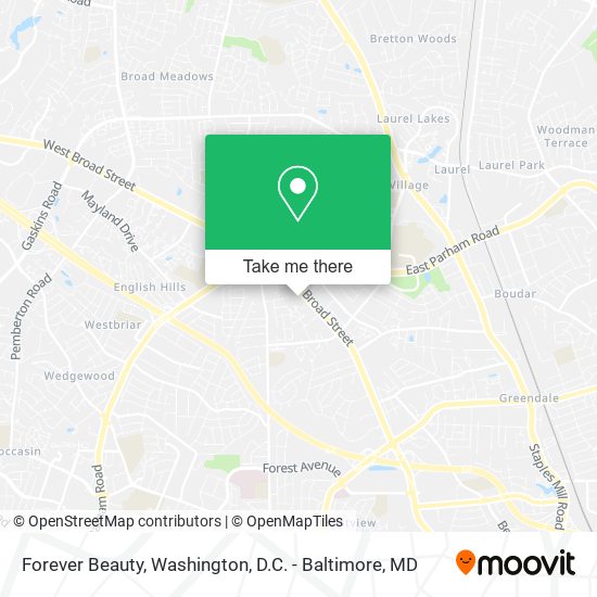Mapa de Forever Beauty