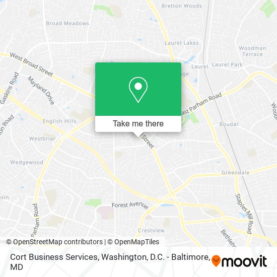 Cort Business Services map