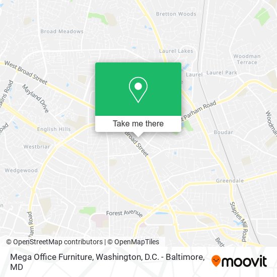 Mega Office Furniture map