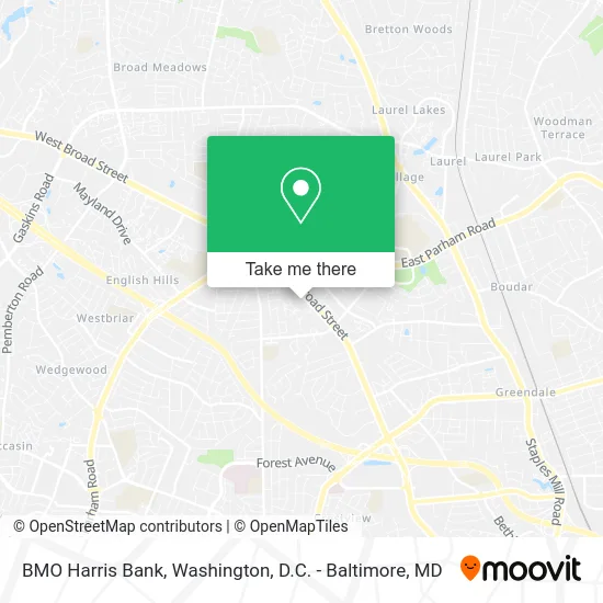 BMO Harris Bank map