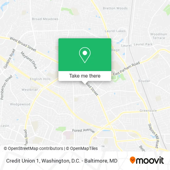 Credit Union 1 map