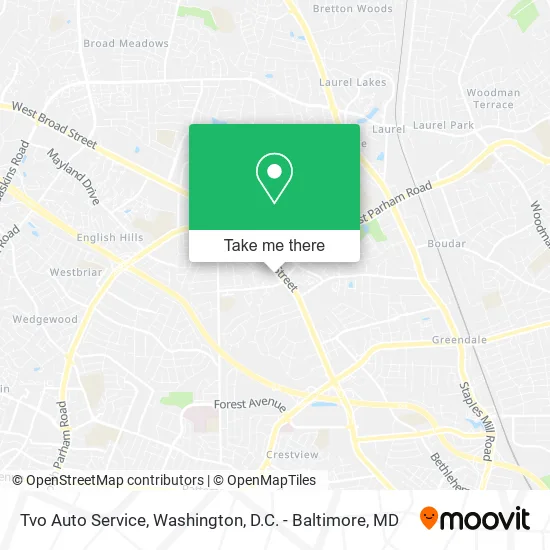Tvo Auto Service map