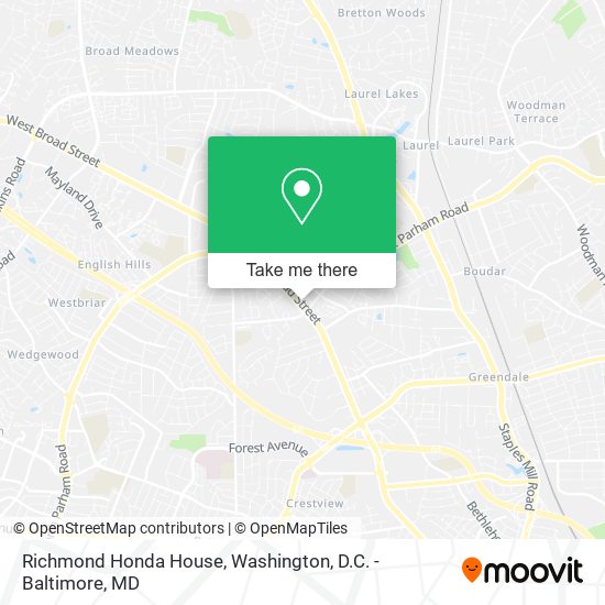 Richmond Honda House map