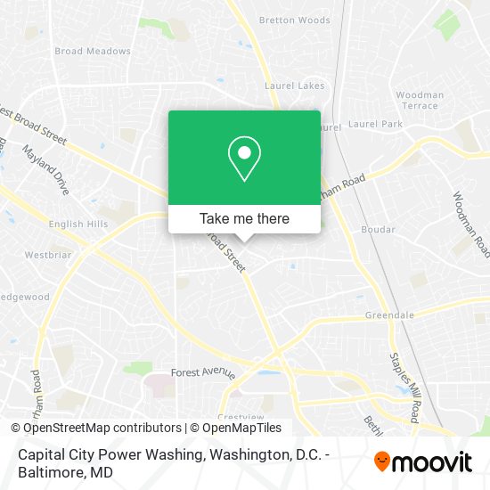 Mapa de Capital City Power Washing
