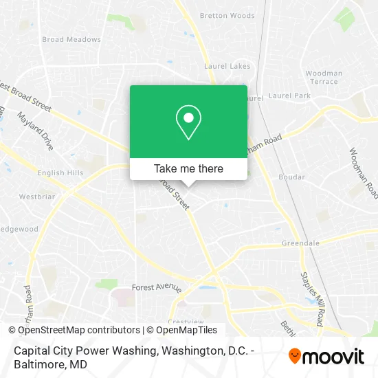 Capital City Power Washing map