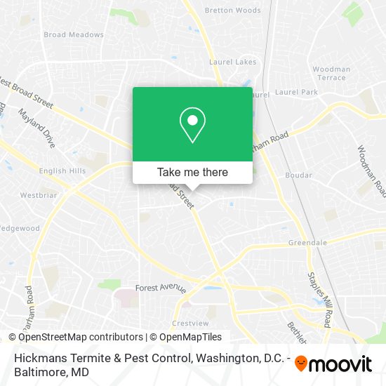 Hickmans Termite & Pest Control map