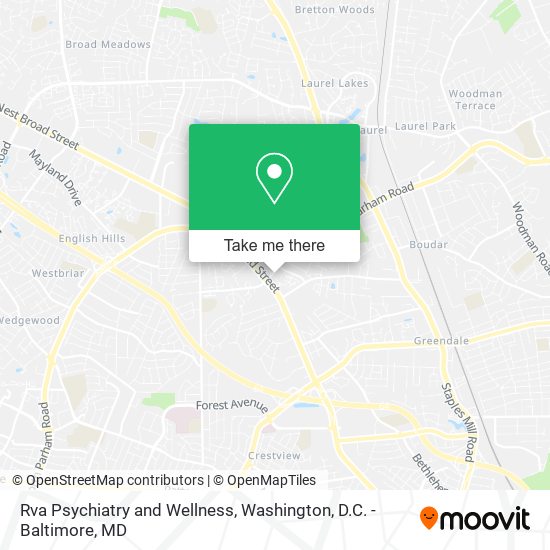 Rva Psychiatry and Wellness map