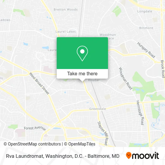 Rva Laundromat map