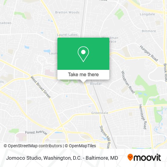 Jomoco Studio map