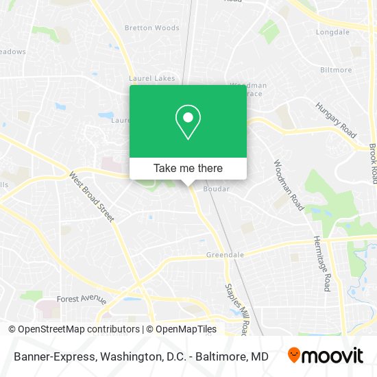 Mapa de Banner-Express