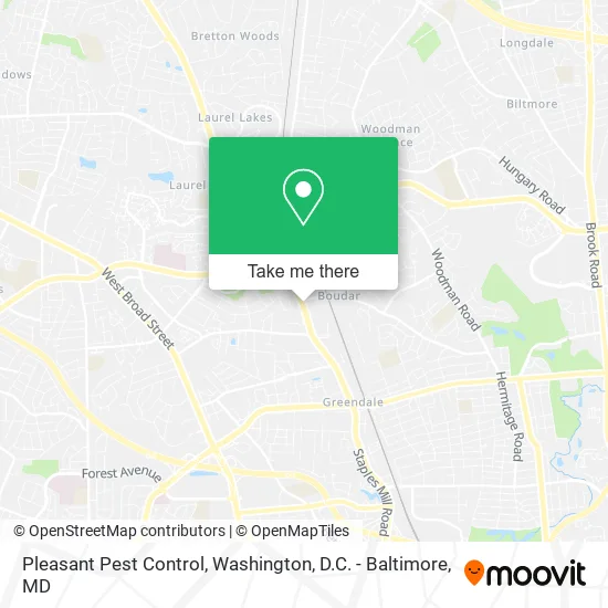 Pleasant Pest Control map