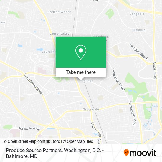 Produce Source Partners map