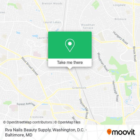 Rva Nails Beauty Supply map