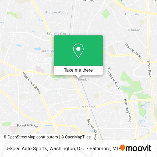 J-Spec Auto Sports map