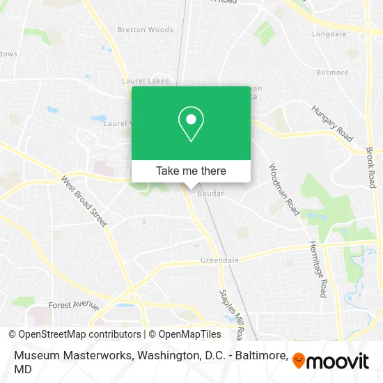 Museum Masterworks map