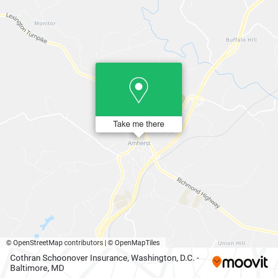 Cothran Schoonover Insurance map