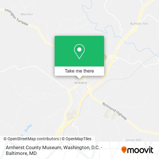 Mapa de Amherst County Museum