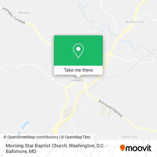 Mapa de Morning Star Baptist Church