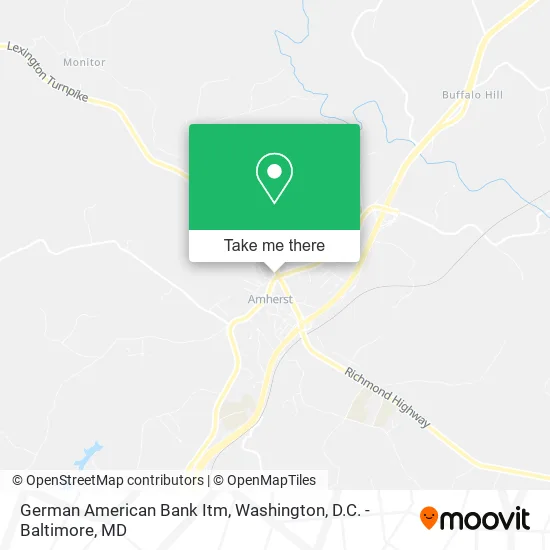 German American Bank Itm map
