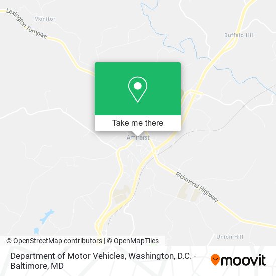 Mapa de Department of Motor Vehicles