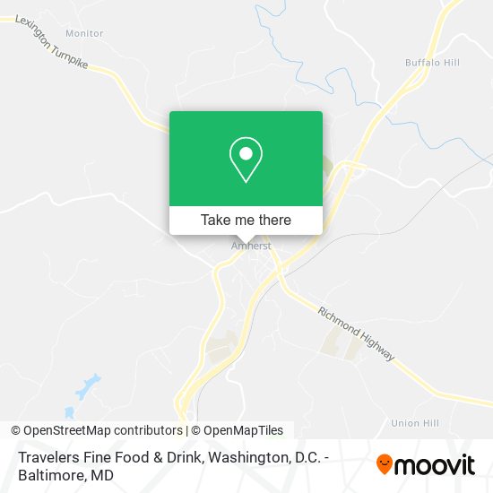 Mapa de Travelers Fine Food & Drink