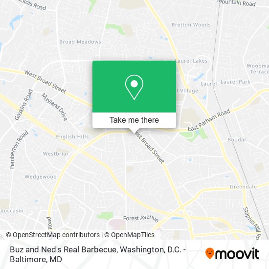 Mapa de Buz and Ned's Real Barbecue